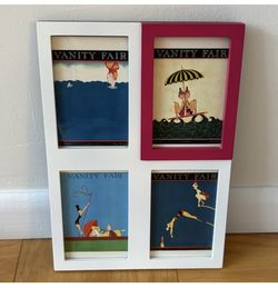 Vanity Fair framed postcards