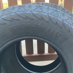 Two Tire 255/70/16 New