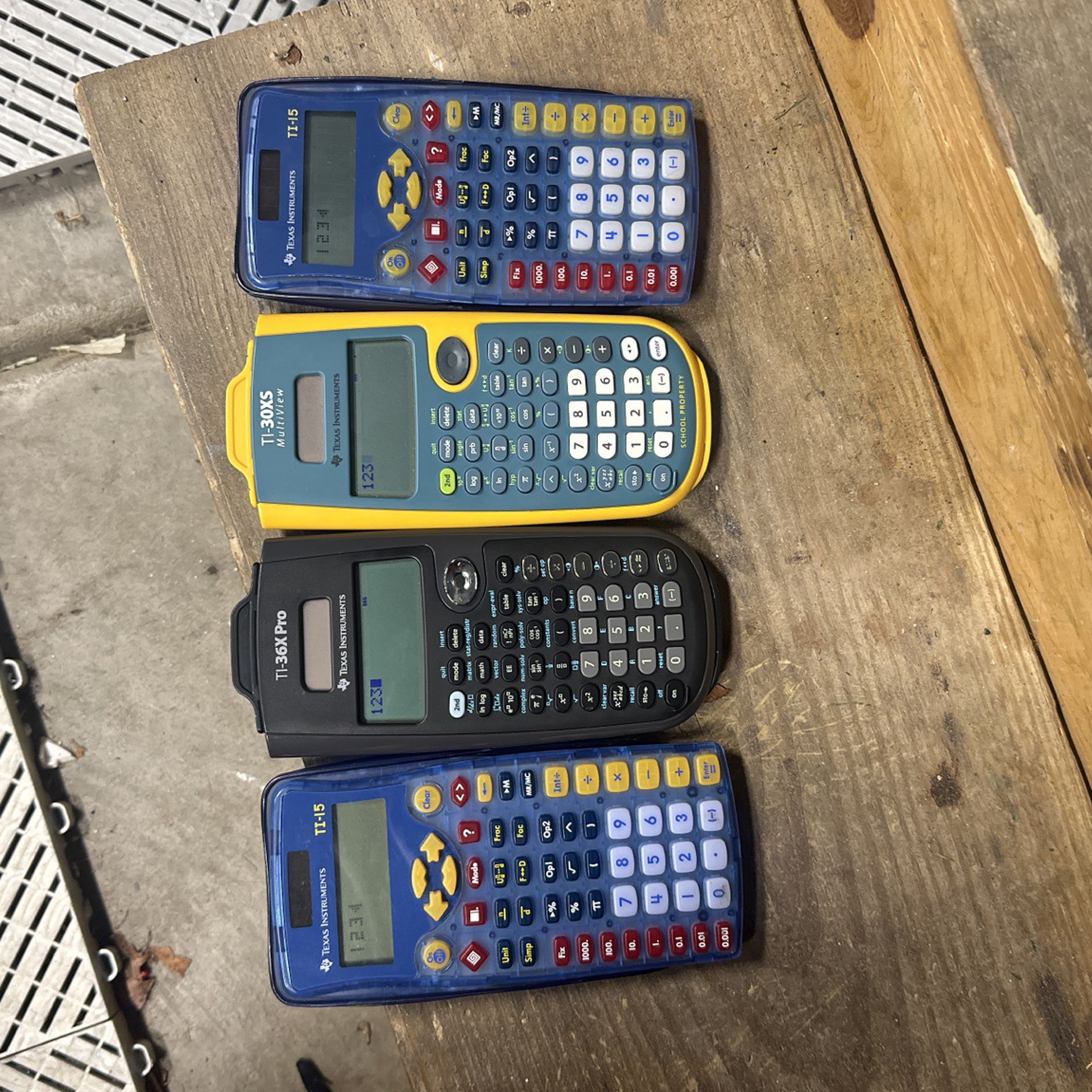Texas instruments calculators