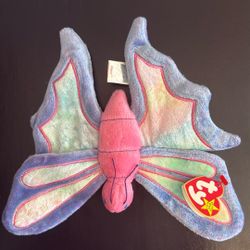 Vintage TY Flitter Beanie Baby -1999 Date of Birth