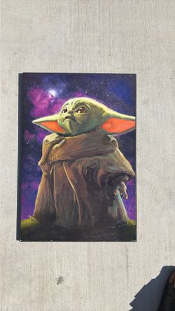 Grogu Wall Art