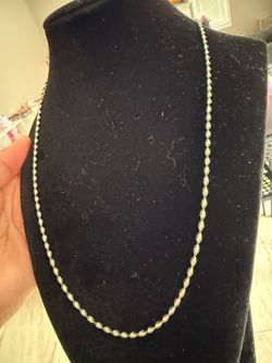 Sterling silver 925 20” chain necklace