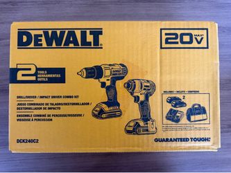 Dewalt 20v Max Drill/Impact Driver Combo Kit