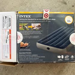 Twin blow up mattress.