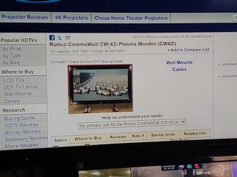 Plasma monitor 42 inch have two