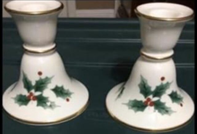 Set of 3" Mikasa Taper Candle Holders