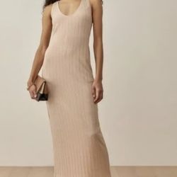 Reformation Ribbed Midi Dress