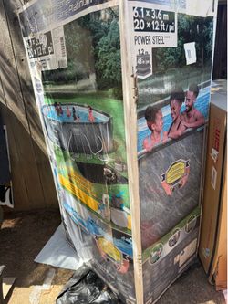 New Bestway Power Steel 20x12 ft Above Ground Pool