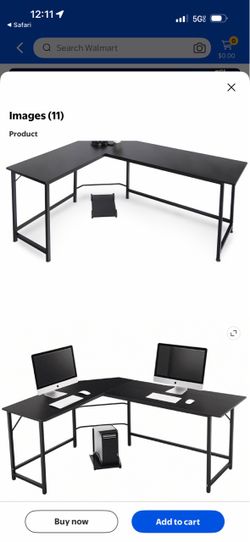 L shape desk