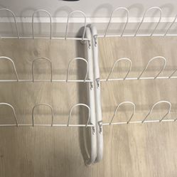 Set of 2 Metal Shoe Racks – Space Saving Organizer