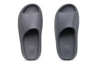 Very Good Condition Yezzey Slides Slate Grey