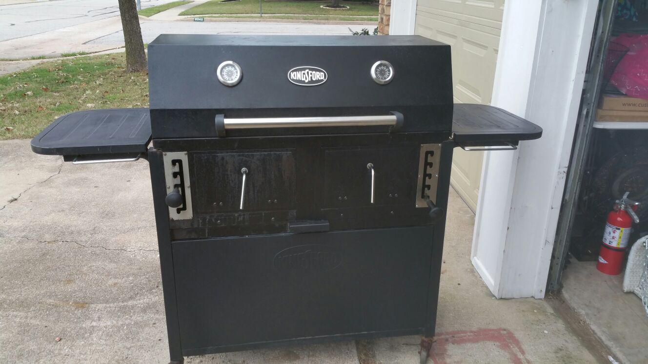 Kingsford dual zone charcoal grill