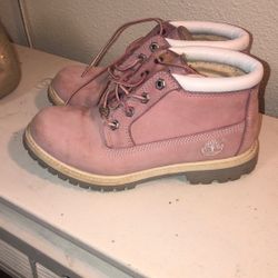 Pink Timberland Boots S7-8