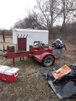 Log Splitter With A VW Bug Motor