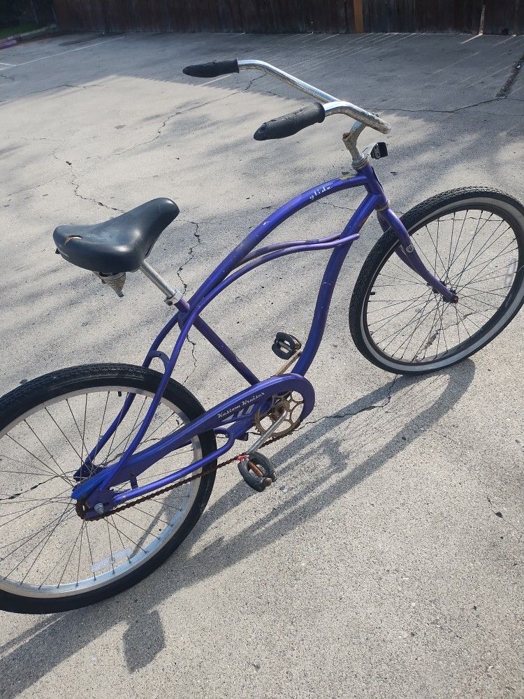 Dyno Glide Deluxe Medium Steel Beach Cruiser Single Spd Bike Rides Great 💯