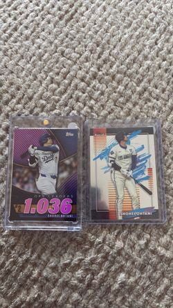 Shohei Ohtani Topps & Finest Baseball Card Lot