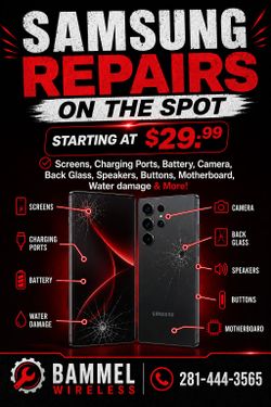 Samsung Repairs on The Spot