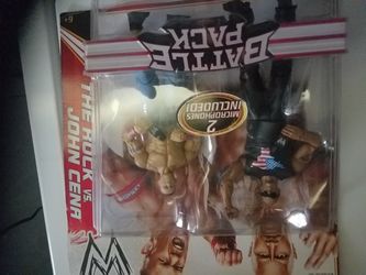 WWE Battle Pack Series 15 THE ROCK VS. JOHN CENA Figure 2 PACK Mattel Brand New