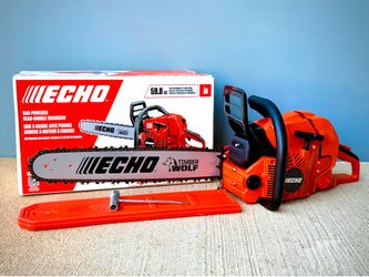 Brand new Echo 20 in. 59.8 cc Gas 2-Stroke Rear Handle Timber Wolf Chainsaw