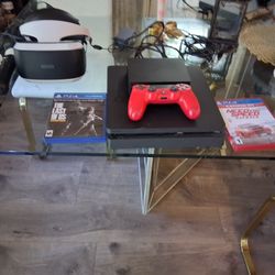 Ps4 Bundle With The Vr And 2 Games