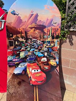 Cars event/party backdrop