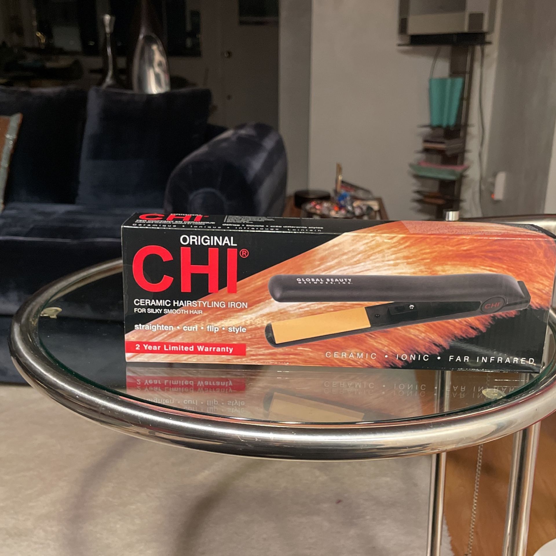 NWT CHI Ceramic Hair Straightener 1” Plates 