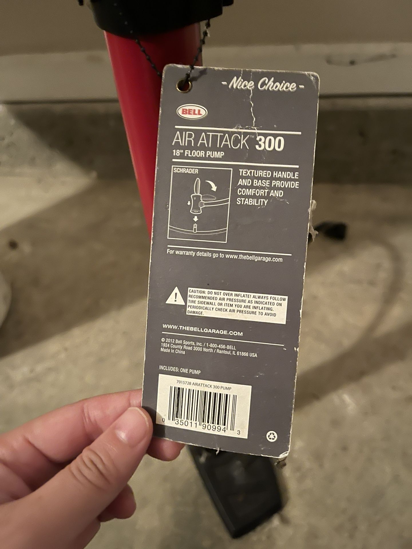 Thebellgarage pump clearance