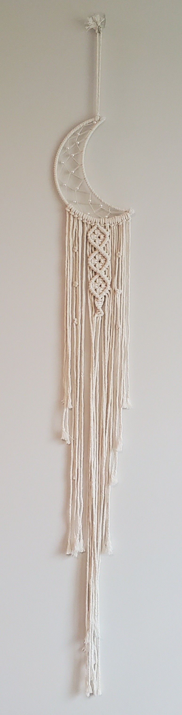 Moon rope wall decor