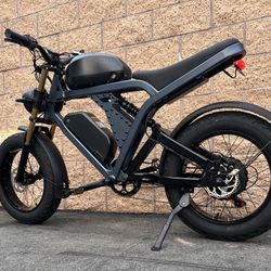 1500 Watt/ 2000 W Electric Dual Battery E-Bike, 40mph, Full Suspension