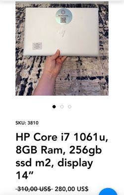 Vendo laptop core i7