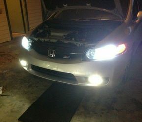2 pcs LED Car Headlights, Fogs, or Daytime (White 6500k, 8000 Lumens) *6 Months Warranty*