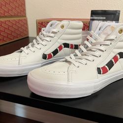 Vans Sk8-Hi Pro 'Coral Snake True White' US 10.5