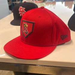 New Era Angels Fitted Baseball Cap 7 5/8