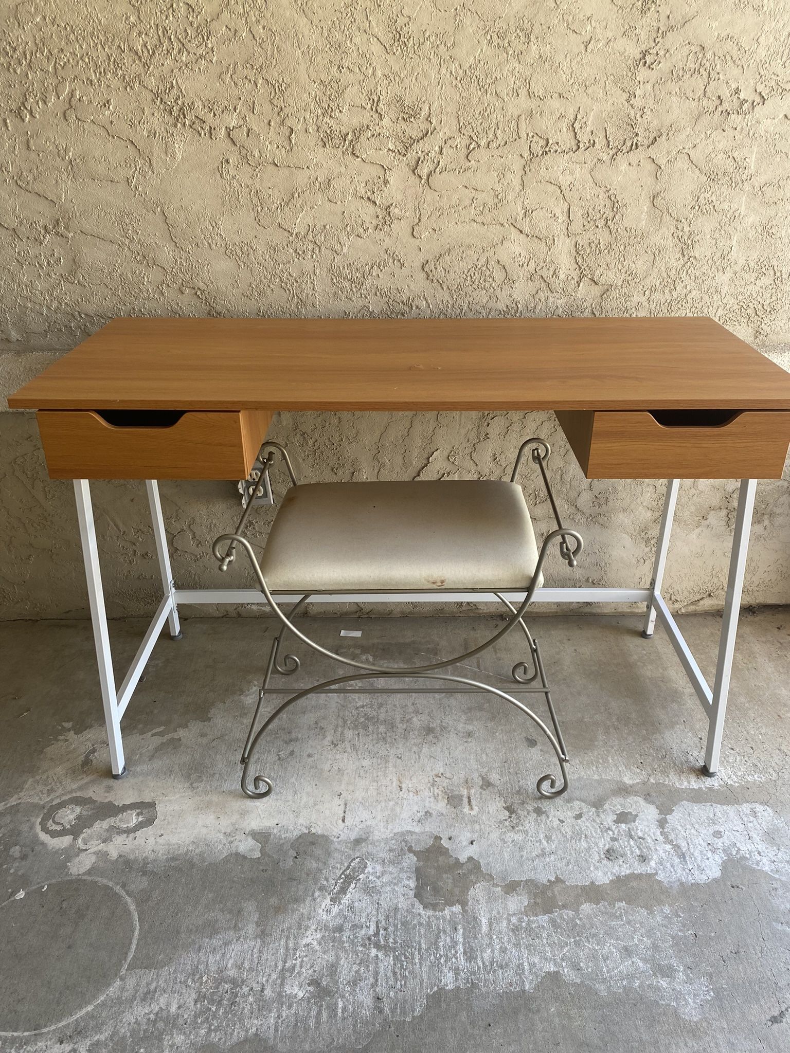 Desk and Vanity chair
