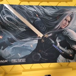 MtG x Final Fantasy, MagicCon Exclusive, Metallic Sephiroth Playmat