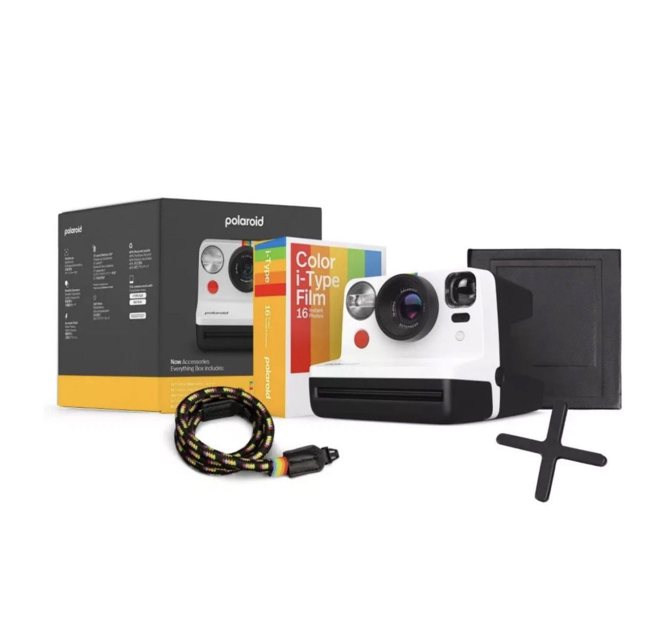 Polaroid Essentials Box: Film Camera with Automatic Focus & Polaroid 600 Format