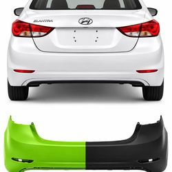 2014-2016 Hyundai Elantra - Painted Rear Bumper
