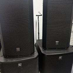 🎧 FOR SALE: EV ZLX-12P & ZXA1 Subwoofer Bundle