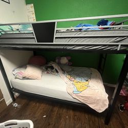 Twin Over Twin Metal Bunk Bed