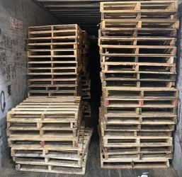 48x40 Wood Pallets - $5 Each - Solid Grade B - 150 Available