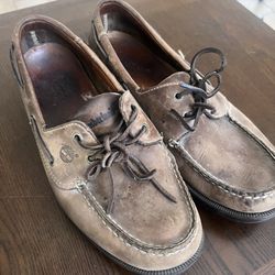 Timberland Brown Leather Loafers