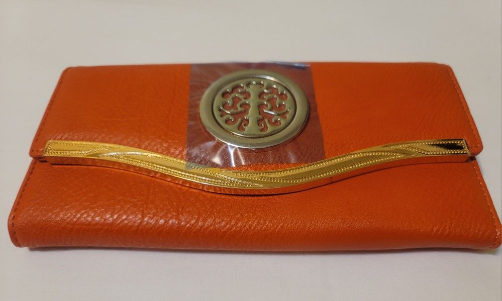 Orange Wristlet