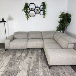 Power Recliner Sectional Couch (Can Deliver) 