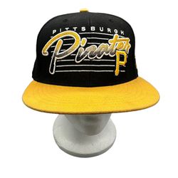 Pittsburgh Pirates 47 Brand Yellow and Black MLB Snapback Hat Cap Adjustable