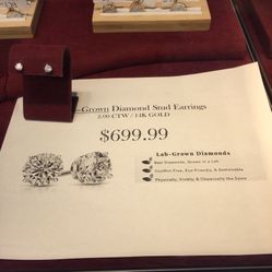 LAB GROWN DIAMOND EARRINGS