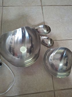 Stainless Steel Bowls and Spoons Set