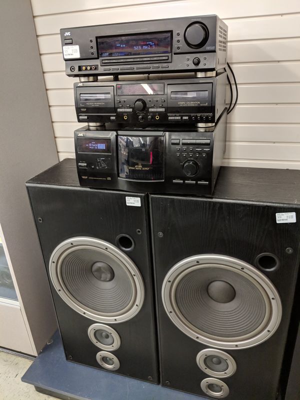JVC Home Component Stereo System with Speakers for Sale in Houston, TX