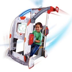 KidKraft Ultimate Spaceship Wooden Pretend Play Set with Lights Sounds and Space Projector