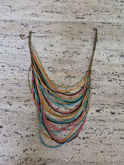 Colorful beaded necklace