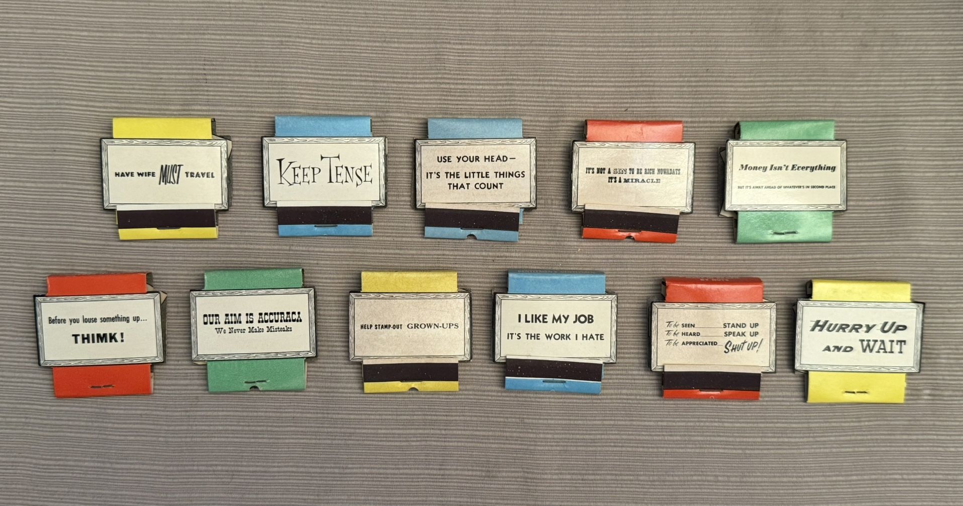 Vintage Matches